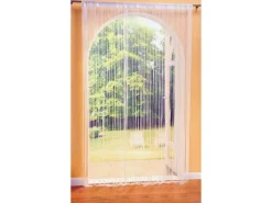 Bestlivings Fadenvorhang Fadengardine Gardine Vorhang 140 cm x 240 cm Gold