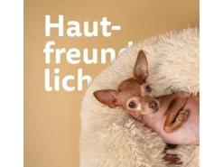 Bestlivings Haustierbett Fluffy Ø50cm Anthrazit Hundekissen Öko-Tex Hundebett Katzenbett