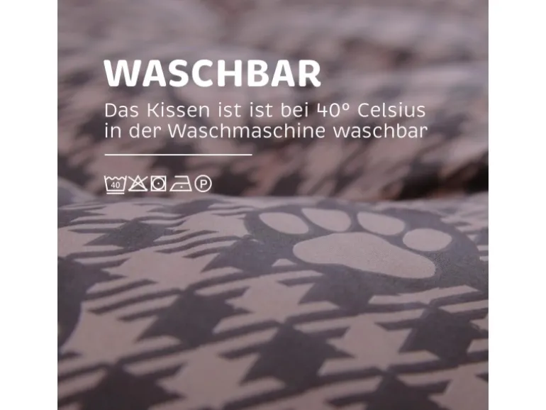 Bestlivings Hundekissen 40x60x15cm Braun Hundekorb Hundebett