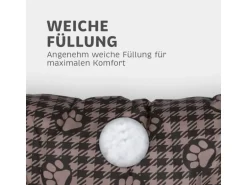Bestlivings Hundekissen 40x60x15cm Braun Hundekorb Hundebett