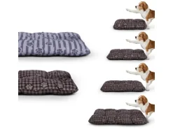 Bestlivings Hundekissen 60x80x15cm Braun Hundekorb Hundebett