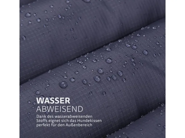 Bestlivings Hundematte 85x70cm Rot Outdoor Wasserabweisend Atmungsaktiv Hundebet