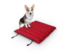Bestlivings Hundematte 85x70cm Rot Outdoor Wasserabweisend Atmungsaktiv Hundebet