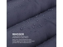 Bestlivings Hundematte 85x70cm Blau Outdoor Wasserabweisend Atmungsaktiv Hundebet