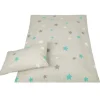 Bestlivings Kinder Bettwäsche 100 x 135 cm & 40 x 60 cm - Sterne Grau
