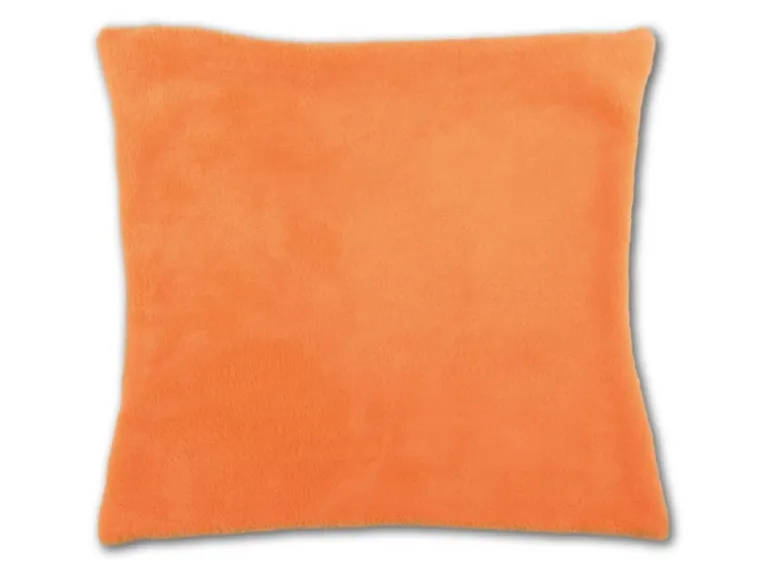 Bestlivings Kissenhülle Kuschel 50 x 50 cm Orange mit Füllung