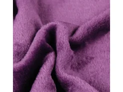Bestlivings Kissenhülle Kuschel Kissenbezug mit Reißverschluss 40 x 60 cm Violett 2er Pack