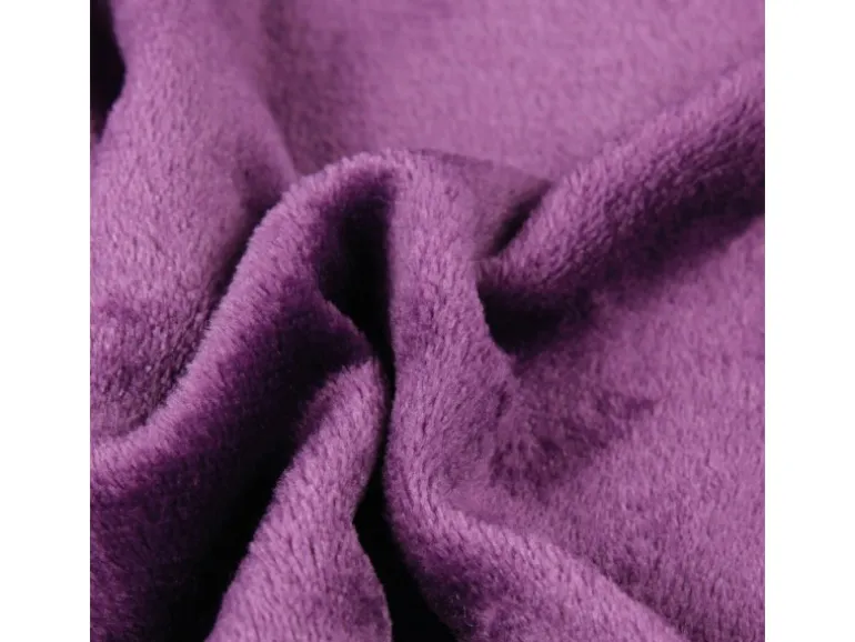 Bestlivings Kissenhülle Kuschel Kissenbezug mit Reißverschluss 40 x 60 cm Violett 2er Pack