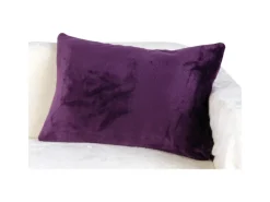 Bestlivings Kissenhülle Kuschel Kissenbezug mit Reißverschluss 40 x 60 cm Violett 2er Pack