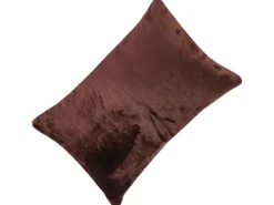 Bestlivings Kissenhülle Kuschel Kissenbezug mit Reißverschluss 40 x 60 cm Braun