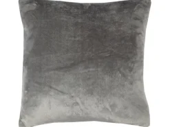 Bestlivings Kissenhülle Kuschel Kissenbezug mit Reißverschluss 45 x 45 cm Anthrazit