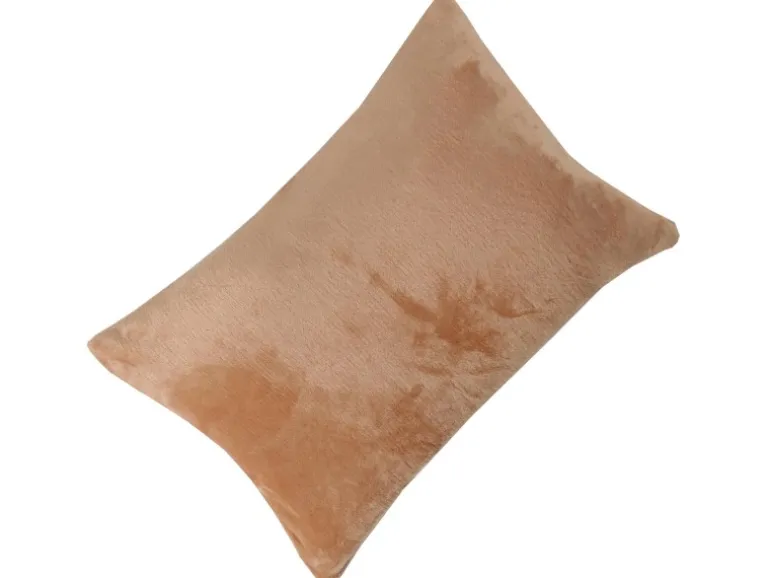 Bestlivings Kissenhülle Kuschel Kissenbezug mit Reißverschluss 40 x 60 cm Nougat 2er Pack