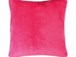 Bestlivings Kissenhülle Kuschel Kissenbezug mit Reißverschluss 50 x 50 cm Pink