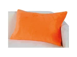 Bestlivings Kissenhülle Kuschel Kissenbezug mit Reißverschluss 40 x 60 cm Orange