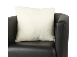Bestlivings Kissenhülle Kuschel Kissenbezug mit Reißverschluss 60 x 60 cm Champagner 2er Pack