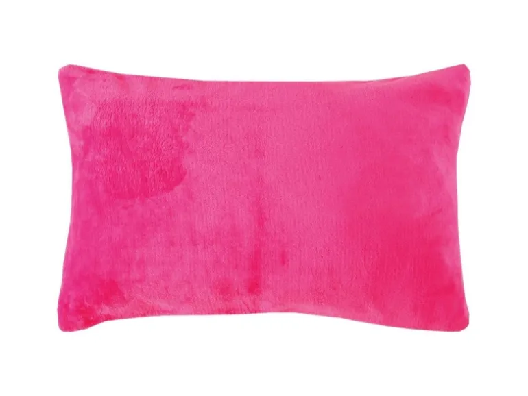 Bestlivings Kissenhülle Kuschel Kissenbezug mit Reißverschluss 40 x 60 cm Pink