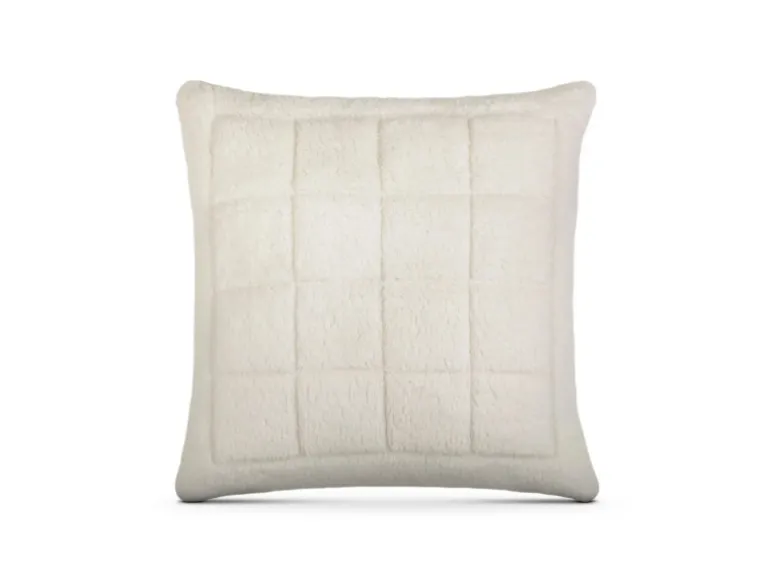 Bestlivings Kissenhülle Lammflor 80 x 80 cm Creme Inklusive Kissen