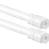 Bestlivings Klemmstangen mit Schraubtechnik Weiß 25 bis 40 cm 2er Pack