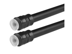 Bestlivings Klemmstangen mit Schraubtechnik Schwarz 80 bis 120 cm 2er Pack