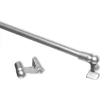 Bestlivings Klemmstangen Ausziehbar Matt Silber 60 bis 80 cm