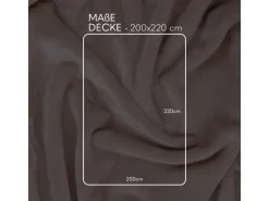 Bestlivings Kuscheldecke Cashmere Touch 200 x 220 cm Camel