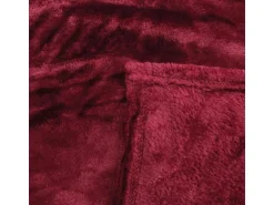 Bestlivings Kuscheldecke Celina Aubergine 70 x 100 cm