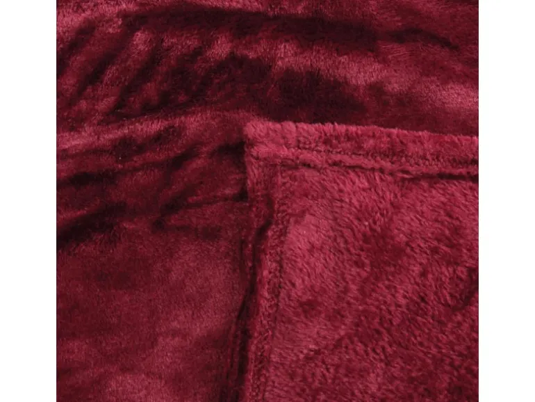 Bestlivings Kuscheldecke Celina Aubergine 70 x 100 cm