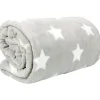 Bestlivings Kuscheldecke Mit Sternen 180 x 220 cm Hellgrau