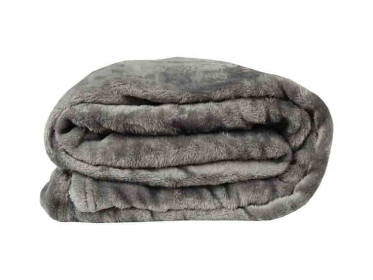Bestlivings Kuscheldecke Celina 2er Pack Anthrazit 220 x 240 cm