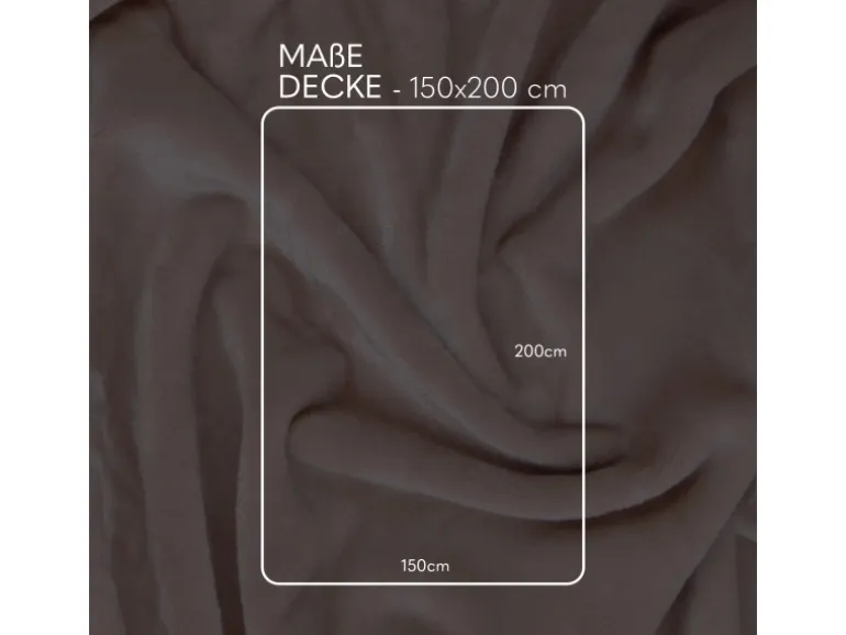 Bestlivings Kuscheldecke Cashmere Touch 150 x 200 cm Camel