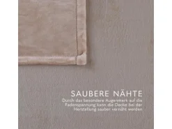 Bestlivings Kuscheldecke Cashmere Touch 150 x 200 cm Camel