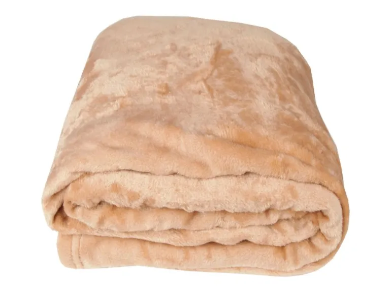 Bestlivings Kuscheldecke Celina 2er Pack Nougat 70 x 100 cm