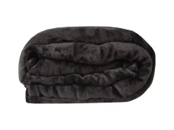 Bestlivings Kuscheldecke Celina 2er Pack Schwarz 80 x 120 cm