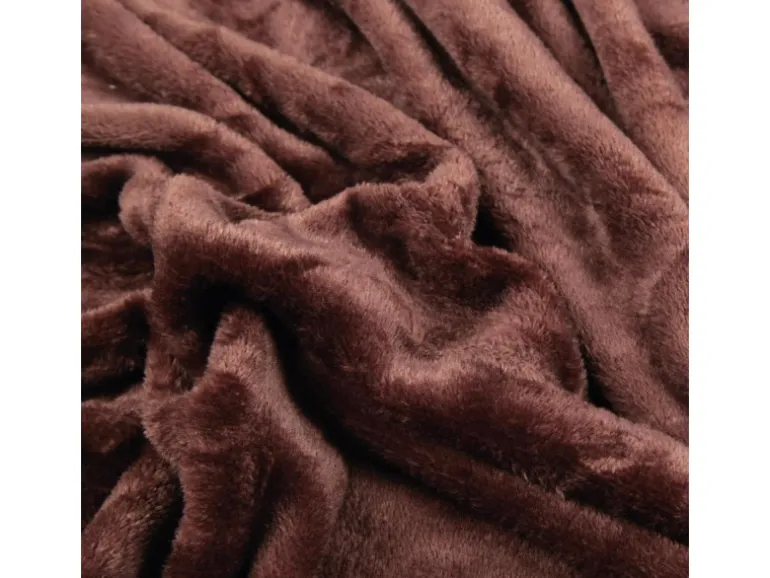 Bestlivings Kuscheldecke Celina Braun 220 x 240 cm