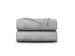 Bestlivings Kuscheldecke Cashmere Touch 200 x 220 cm Silber