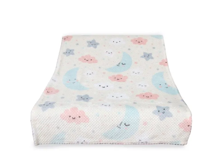Bestlivings Kuscheldecke Cashmere Dots Kids Sonne Mond Sterne