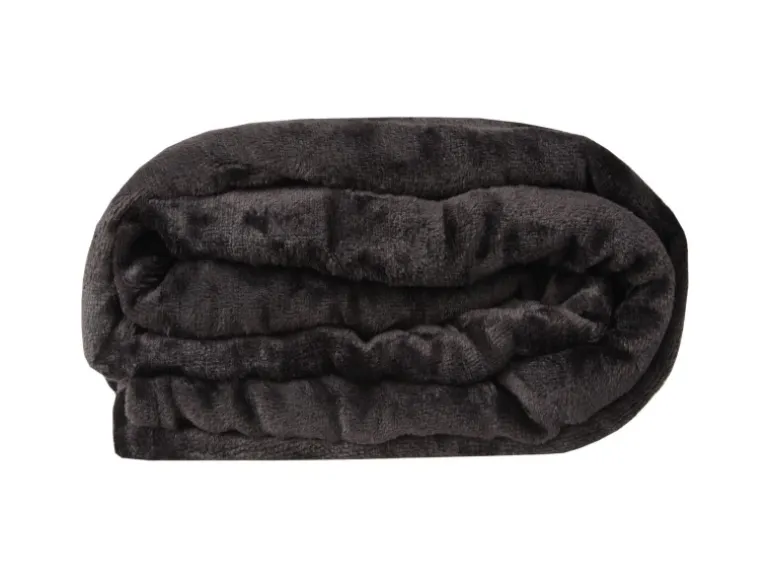 Bestlivings Kuscheldecke Celina 2er Pack Schwarz 150 x 200 cm