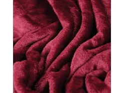 Bestlivings Kuscheldecke Celina Aubergine 220 x 240 cm