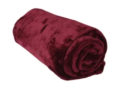 Bestlivings Kuscheldecke Celina 2er Pack Aubergine 220 x 240 cm