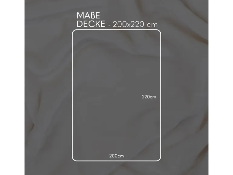 Bestlivings Kuscheldecke Cashmere Touch 200 x 220 cm Offwhite
