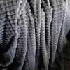 Bestlivings Kuscheldecke-Kissen Set Jacquard-Flannel Anthrazit 180 x 220 cm