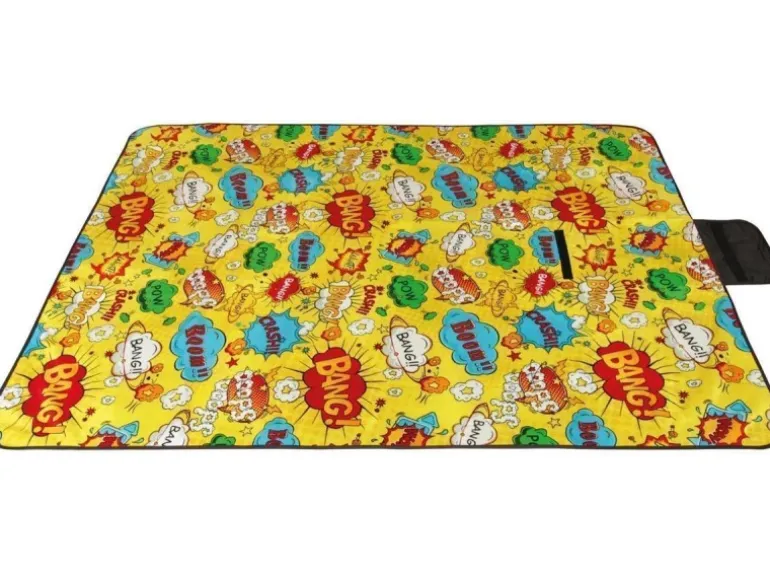 Bestlivings Picknickdecke Fotodruck 200 x 100 cm Comic