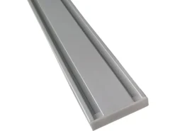 Bestlivings Seitendeckel für Aluminium Vorhangschiene Silber 1 bis 2 Lauf