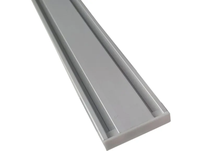 Bestlivings Seitendeckel für Aluminium Vorhangschiene Silber 1 bis 2 Lauf