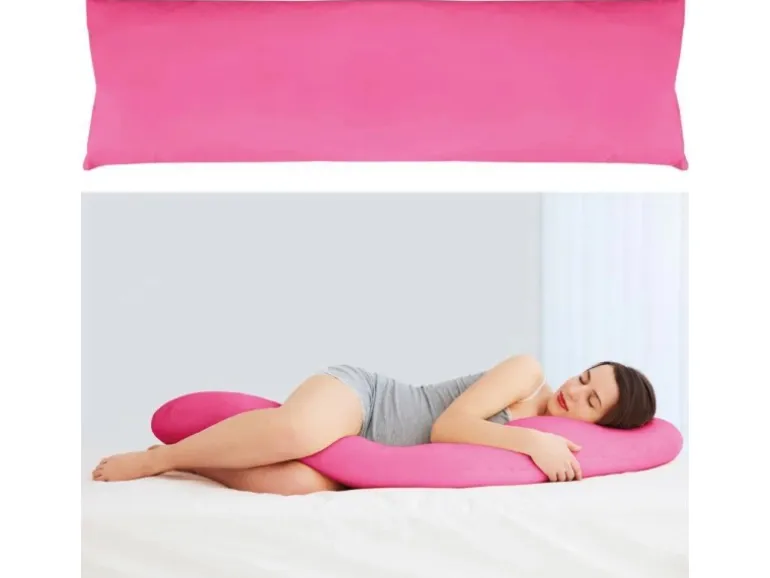 Bestlivings Seitenschläfer Kissenhülle 40 x 120 cm Pink
