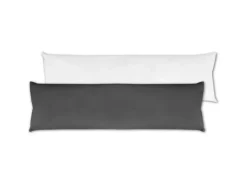 Bestlivings Seitenschläfer Kissenhülle 40 x 140 cm Inklusive Füllkissen Anthrazit