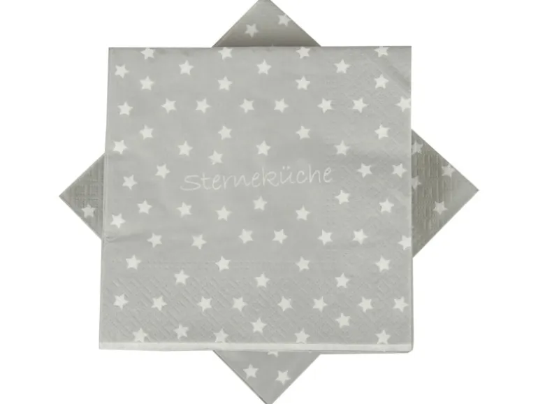 Bestlivings Servietten 33 x 33 cm 3 Lagig 20er Pack Sterneküche