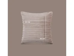 Bestlivings Sofakissen Cord Optik Hellbraun 40 x 40 cm 2er Pack