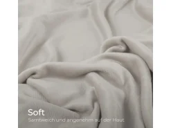Bestlivings Spannbettlaken Cashmere Touch - 100 x 200 cm Beige