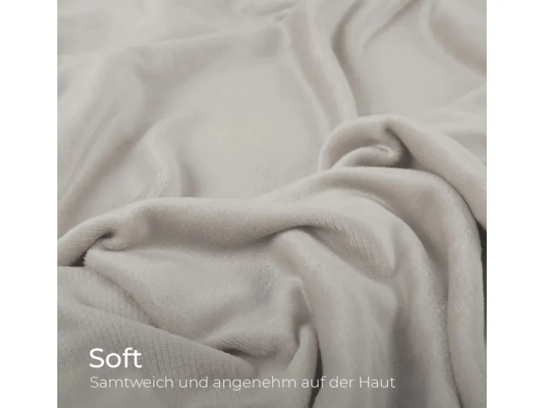 Bestlivings Spannbettlaken Cashmere Touch - 100 x 200 cm Beige